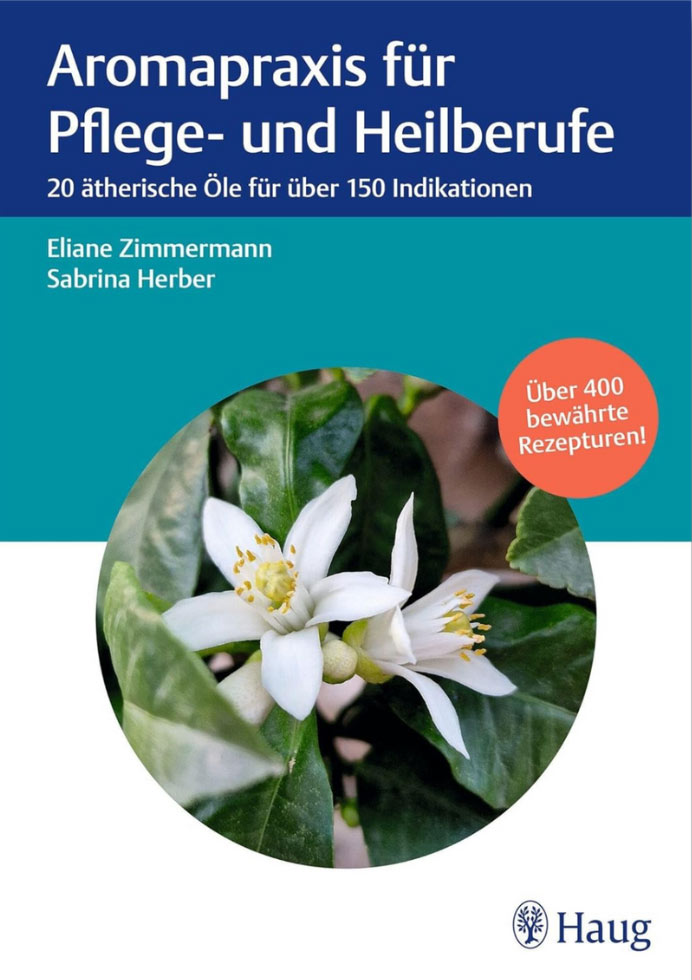 Buchcover: Aromapraxis für Pflege- und Heilberufe von Sabrina Herber
